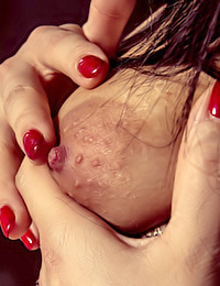 Rebeka strips out of her animal print bodysuit today.